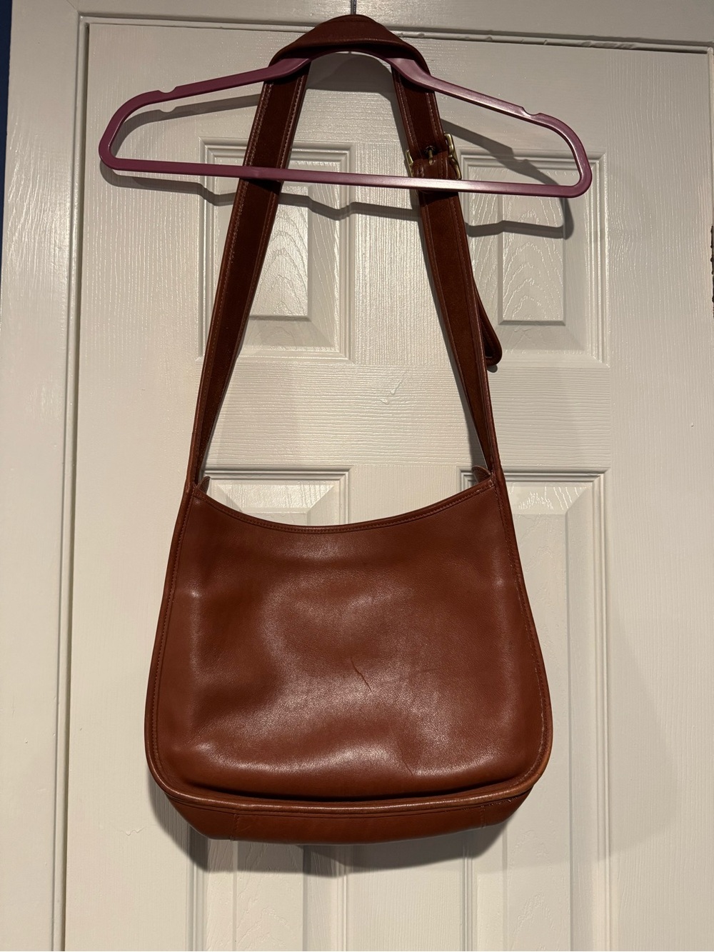 Coach 9980 Taft Bag Brown Leather Shoulder Bag with Turn-Lock - Picture 2 of 11